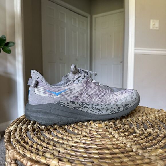 Hoka One One Speedgoat 6 Mens 11 Trail Running Shoe Sneaker Gray Hiking Trainer - Picture 12 of 12